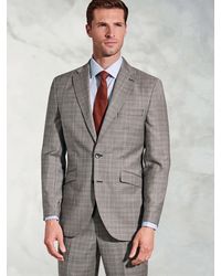 Brook Taverner - Wool Pow Check Suit Jacket - Lyst