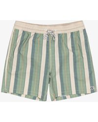 Billabong - Sundays Stripe Logo Swim Shorts - Lyst