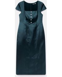 Mint Velvet - Satin Midi Dress - Lyst