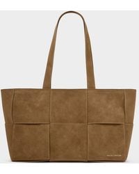 Katie Loxton - Taya Woven Suedette Tote Bag - Lyst