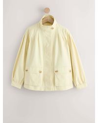 Next - Butter Cotton Funnel Neck Jacket - Lyst