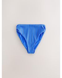 Self - High Leg Bikini Bottoms - Lyst