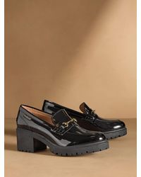 Russell & Bromley - Brewster Mid Heeled Snaffle Loafers - Lyst