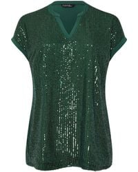 Evans - Sequin Front Top - Lyst