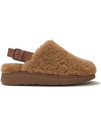 Fitflop - Gen-Ff Shearling Back-Strap Mules - Lyst