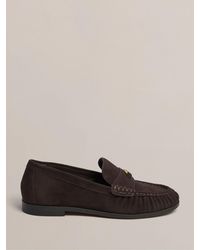Hobbs - Alana Suede Loafers - Lyst