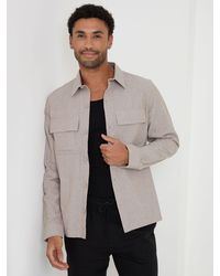 Threadbare - Linen Blend Lightweight Shacket - Lyst