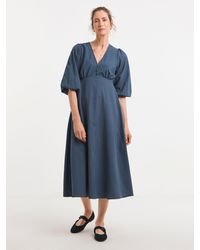 JD Williams - Stripe Button Detail Tea Dress - Lyst