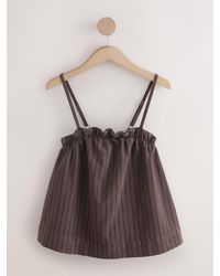 Next - Denim-Cami-Oberteil Mit Riemchen - Lyst