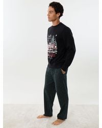 Threadbare - Santa's Truck Long Sleeve Christmas Pyjamas Set - Lyst
