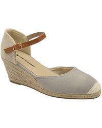 Dunlop - Ladies Wedge Espadrille Shoes - Lyst
