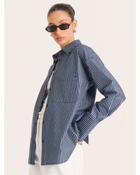 4th & Reckless - 4Th & Reckless Striped Frankie Shirt - Lyst