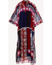 Devotion Twins - Corker Mixed Scarf Print Maxi Dress - Lyst