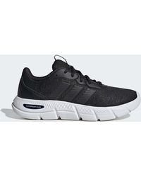 adidas - Cloudfoam Flex Laceless Wide Fit Trainers - Lyst