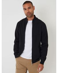 Threadbare - Knitted Zip Up Funnel Neck Cardigan - Lyst
