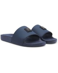 HUGO - Timein Metal Stack Logo Sliders - Lyst