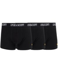 Lyle&Scott - Lyle & Scott Underwear Boxer Trunks 3 Pack - Lyst