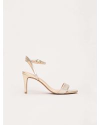 Phase Eight - Phase Eight Leather Strap Heel Sandals - Lyst
