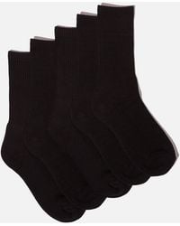 Cotton On - Essential Crew Socks 5 Pack - Lyst