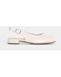 JD Williams - Extra Wide Fit Flat Peep Toe Slingbacks Sandals - Lyst