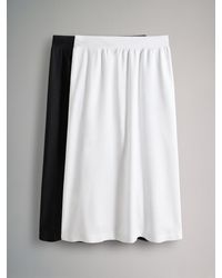 The Set - 2 Pack Maxi Röcke Zum Überziehen Mit Leinen - Lyst