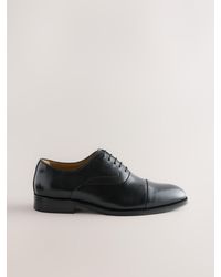 Next - Leather Oxford Toe Cap Shoes - Lyst