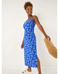 Roman - Dandelion Print Maxi Dress - Lyst