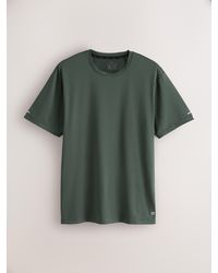 Next - Khaki Short Sleeve Tee Active Gym Textured Training T-Shirt - Lyst