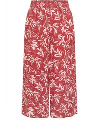 Evans - Shirred Waist Trousers - Lyst