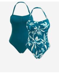 JD Williams - Value Bandeau Swimsuits 2 Pack - Lyst