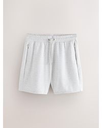 Next - Light Textured Geometric Pattern Jersey Shorts - Lyst