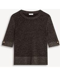 Hobbs - Leanne Sparkle Short Sleeve Jumper - Lyst