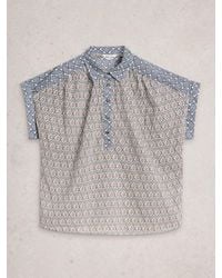 White Stuff - Orla Pop Over Shirt - Lyst