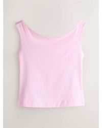 Next - Blush Square Neck Vest - Lyst