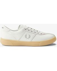 Fred Perry - Fred Perry Tennis Shoe Leather/Suede Trainers - Lyst