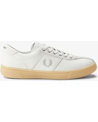 Fred Perry - Tennis Shoe Leather/Suede Trainers - Lyst
