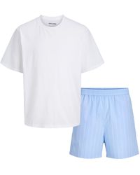 Jack & Jones - Short Sleeve T-Shirt And Short Lounge Set - Lyst