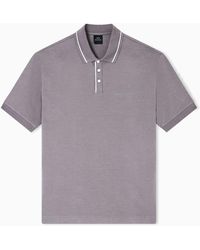 ARMANI EXCHANGE - Regular Fit Logo Polo Shirt - Lyst