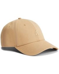 Tommy Hilfiger - Monogram Twill Baseball Cap - Lyst