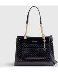 River Island - Chain Handle Embossed Tote Bag - Lyst