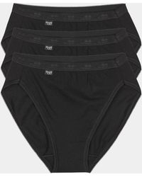 Sloggi - High Leg Basic+ Maxi Knickers 3 Pack - Lyst