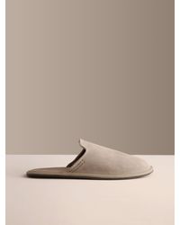 Next - Signature Leather Mule Slippers - Lyst