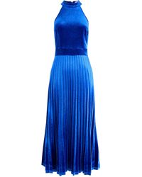 Joe Browns - Petite Halter Neck Velour Maxi Dress - Lyst