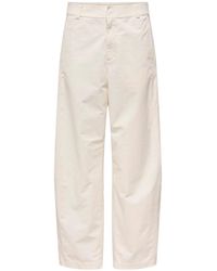 ONLY - Barrel Leg Chino Pants - Lyst