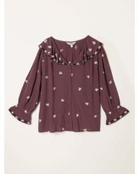 FatFace - Etta Embroidered Blouse - Lyst