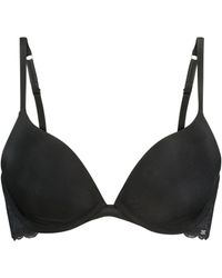 Hunkemöller - Hunkemöller Angie Wattierter Push-Up-Bh Mit Bügeln, Schwarz70 B - Lyst