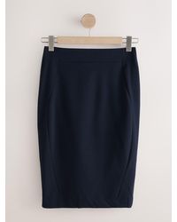 Next - Tailored Pencil Skirt - Lyst