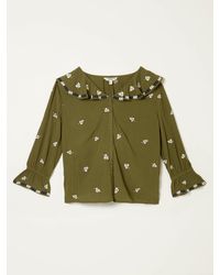 FatFace - Fatface Etta Embroidered Blouse - Lyst