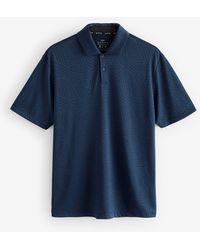 Next - Active Jacquard Golf Polo Shirt - Lyst