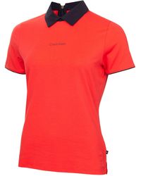 Calvin Klein - Brooke Short Sleeve Polo - Lyst